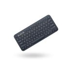 ForWhat Büro Ev Ofis Bilgisayarı için Siyah Bluetooth Klavye