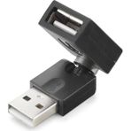 ForWhat Büro Ev Ofis Cihazları Için Siyah Mafsallı USB To USB F Dönüştürücü - Renkli