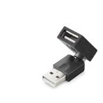 ForWhat Büro Ev Ofis Cihazları için Siyah Mafsallı Usb To Usb F Dönüştürücü