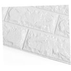 ForWhat Büro Ev Ofis Dekoru için 38x58CM Yapışkanlı 3D Tuğla Desen Duvar Paneli