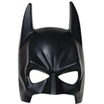 ForWhat Büro Ev Ofis Gösteri Çocuk Batman Kostüm Maskesi için Siyah Yarasa Adam Lastikli Maske