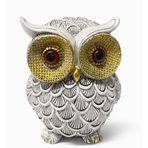 ForWhat Büro Ev Ofis Hediyesi için 10x14CM Polyester Baykuş Biblo Figürü