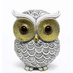 ForWhat Büro Ev Ofis Hediyesi için 16x19CM Polyester Baykuş Biblo Figürü