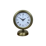 ForWhat Büro Ev Ofis Hediyesi için 20x25CM Biçimli Dekor Metal Masa Saati