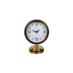 ForWhat Büro Ev Ofis Hediyesi için 20x25CM Golden Stil Metal Masa Saati