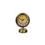 ForWhat Büro Ev Ofis Hediyesi için 20x25CM Retro Dekor Metal Masa Saati