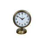 ForWhat Büro Ev Ofis Hediyesi için 20x25CM Stil Dekor Metal Masa Saati