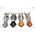 ForWhat Büro Ev Ofis Hediyesi için 30CM Ahşap Duvara Asmalı Zebra Maske Temalı Obje