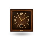 ForWhat Büro Ev Ofis Hediyesi için 41X41CM Ahşap Kare Duvar Saati