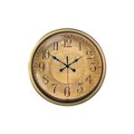ForWhat Büro Ev Ofis Hediyesi için 52CM Bronz Metal Retro Eskitme Duvar Saati