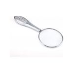 ForWhat Büro Ev Ofis Hediyesi Için 5x 45MM Silver Işlemeli Tasarım Büyüteç - Renkli