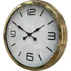 ForWhat Büro Ev Ofis Hediyesi için 60CM Golden Prestij Dizayn Duvar Saati