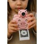 ForWhat Büro Ev Ofis Hediyesi Için Ekranlı Mono Yazıcılı Mini Pembe Fotoğraf Makinesi - Çok Renkli