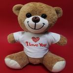 ForWhat Büro Ev Ofis Hediyesi için I Love You Tişörtlü Ayıcık