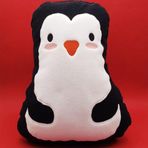 ForWhat Büro Ev Ofis Hediyesi için Penguen Stil Peluş Yastık