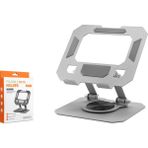 ForWhat Büro Ev Ofis Hediyesi Için Silver Metal 360 Döner Katlanir Masaüstü Tablet Telefon Standı - - - Renkli