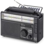 ForWhat Büro Ev Ofis Hediyesi Için Siyah Bluetooth Solar Panelli Fm Radyo USB Tf Nostaljik Hoparlör - Renkli