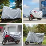 ForWhat Büro Ev Ofis Motor Bisiklet Için Sızdırmaz Yağmur Kar Dolu Koruyucu Örtü Brandası - -