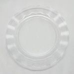 ForWhat Büro Ev Ofis Mutfağı için 6ADET 22CM Mika Plastik Şeffaf Oval Tabak Seti