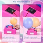 ForWhat Büro Ev Ofis Parti Süsleme Keyfi için Elektrikli Balon Şişirme Makinesi