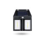 ForWhat Büro Ev Ofis Yazlık Bahçesi için Duvar Tip Rustik Sensörlü Solar Şarjlı Led Aydınlatma