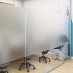 ForWhat Büro Ev Ofis Yazlık için 500x60CM UV Güneş Işığı Engelleyici Buzlu Cam Filmi