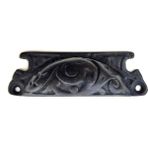 ForWhat Hobi Mobilya Tasarımı İçin 30X90 mm Antika Oksit Pirinç Lale Tas Kapı Kulbu - - - Renkli