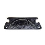 ForWhat Hobi Mobilya Tasarımı için 30x90MM Antika Oksit Pirinç Lale Tas Kapı Kulbu