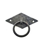 ForWhat Hobi Mobilya Tasarımı için 41x82MM Antika Oksit Pirinç Yan Baklava Kapı Kulbu