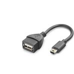 ForWhat Mini Usb To Usb Otg Kablo - Siyah HN4591