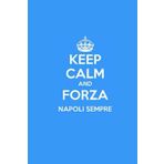 FORZA NAPOLI NOTES: FORZA NAPOLI NOTES, KEEP CALM AND FORZA NAPOLI SEMPRE, AZZURRI , 60 PAGGINE , 9X6