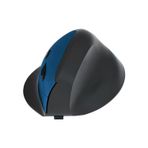Forzacase 1600 Dpı Şarj Edilebilir 2.4 Ghz Ergonomik Bluetooth Kablosuz Mouse - FC745 - Mavi