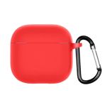 Forzacase Airpods 4 ile uyumlu Anahtar Askılıklı Bluetooth Kulaklık Kılıfı - FC793 (Kırmızı)