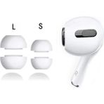 Forzacase AirPods Pro 2 Çift Yedek Silikon Kulaklık Ucu - S L - Beyaz