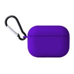 Forzacase Airpods Pro 3 ile uyumlu Anahtar Askılıklı Bluetooth Kulaklık Kılıfı - FC1125 (Mor)
