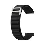 Forzacase Amazfit GTR 2 - 2E FC156 Siyah 47 mm Kancalı Kumaş Kordon