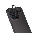 Forzacase Apple Uyumlu iPhone 15 Pro Max İle Kamera Camı Lens Koruyucu Halka Seti - Fc381 Siyah