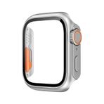 Forzacase Apple Uyumlu Watch Se 40mm Full Ekran Kasa Koruyucu Ve Watch Ultra Çevirici Kılıf - Fc396 Gümüş
