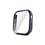 Forzacase Apple Watch 10 42mm ile uyumlu Önü Kapalı Ekran Korumalı Sert Rubber Kılıf - FC015 (Lacivert)