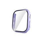 Forzacase Apple Watch 10 42mm ile uyumlu Önü Kapalı Ekran Korumalı Sert Rubber Kılıf - FC015 (Lila)