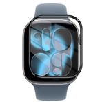 Forzacase Apple Watch 11 42mm ile uyumlu Çerçeveli Tam Kaplayan 3D Pet Ekran Koruyucu Film - FC016