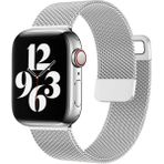 Forzacase Apple Watch Se 3 44MM ile Uyumlu Metal Mıknatıslı Kordon Kayış - FC157 - Gümüş