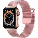 Forzacase Apple Watch Se 3 44MM ile Uyumlu Metal Mıknatıslı Kordon Kayış - FC157 - Rose
