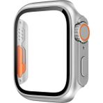 Forzacase Apple Watch Se 44MM Uyumlu Full Ekran Kasa Koruyucu ve Watch Ultra Çevirici Kılıf - FC398 - Gümüş