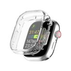Forzacase Apple Watch Ultra 1 / 2 49mm İle Uyumlu Önü Kapalı Ekran Korumalı Şeffaf Silikon Kılıf - Fc010