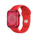 Forzacase FC004 Kırmızı iOS Uyumlu Watch 9 41 mm Silikon Kordon Kayış