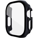 Forzacase FC015 Apple Watch 49 mm Siyah Önü Kapalı Ekran Korumalı Sert Rubber Akıllı Saat Kılıfı