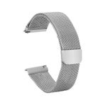 Forzacase FC096 Gümüş 22 mm Metal Mıknatıslı Akıllı Saat Kayış Kordon