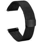Forzacase FC096 Siyah 22 mm Metal Mıknatıslı Akıllı Saat Kayış Kordon