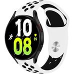 Forzacase FC137 Beyaz Universal 22 mm Delikli Silikon Akıllı Saat Kordon Kayış
